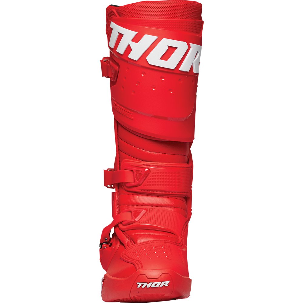 THOR Radial Boots - Red - Size 9 3410-2738