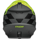 Thor Sector Helmet - Birdrock - Gray/Acid - Medium 0110-7362