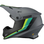 Thor Sector Helmet - Runner - MIPS? - Gray/Teal - XL 0110-7306