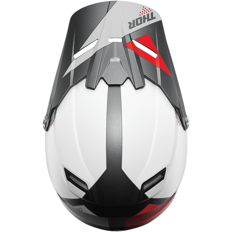 Thor Youth Sector Visor - Blade - Charcoal/White 0132-1327