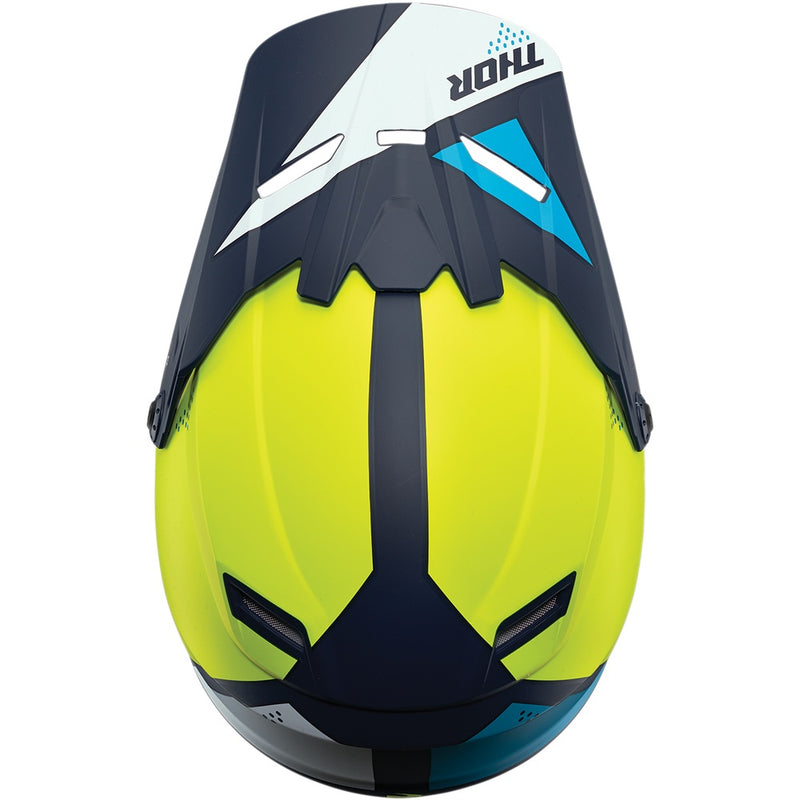 Thor Youth Sector Visor - Blade - Navy/Acid 0132-1325