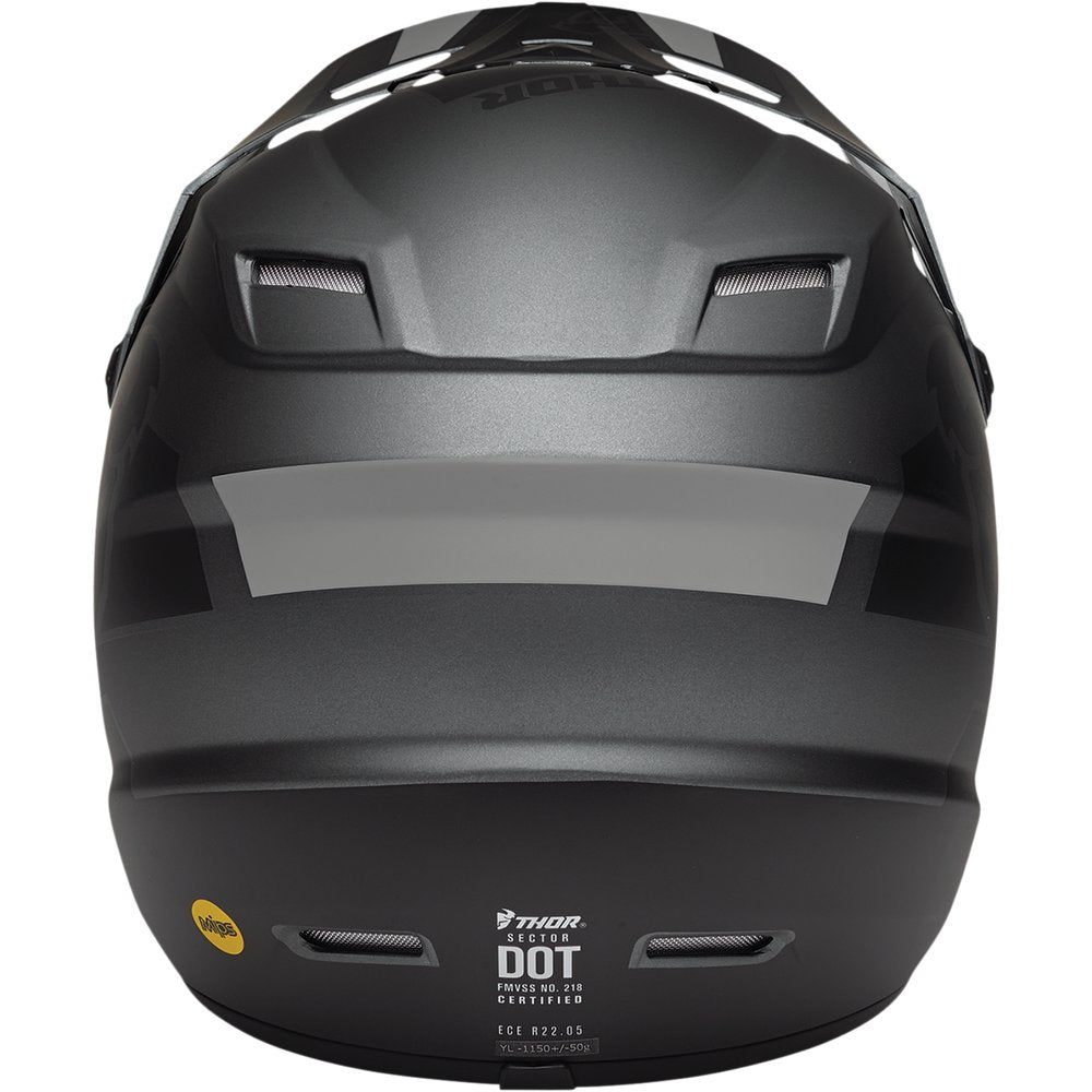THOR Youth Sector Helmet - Split - MIPS? - Charcoal/Black - Small 0111-1469
