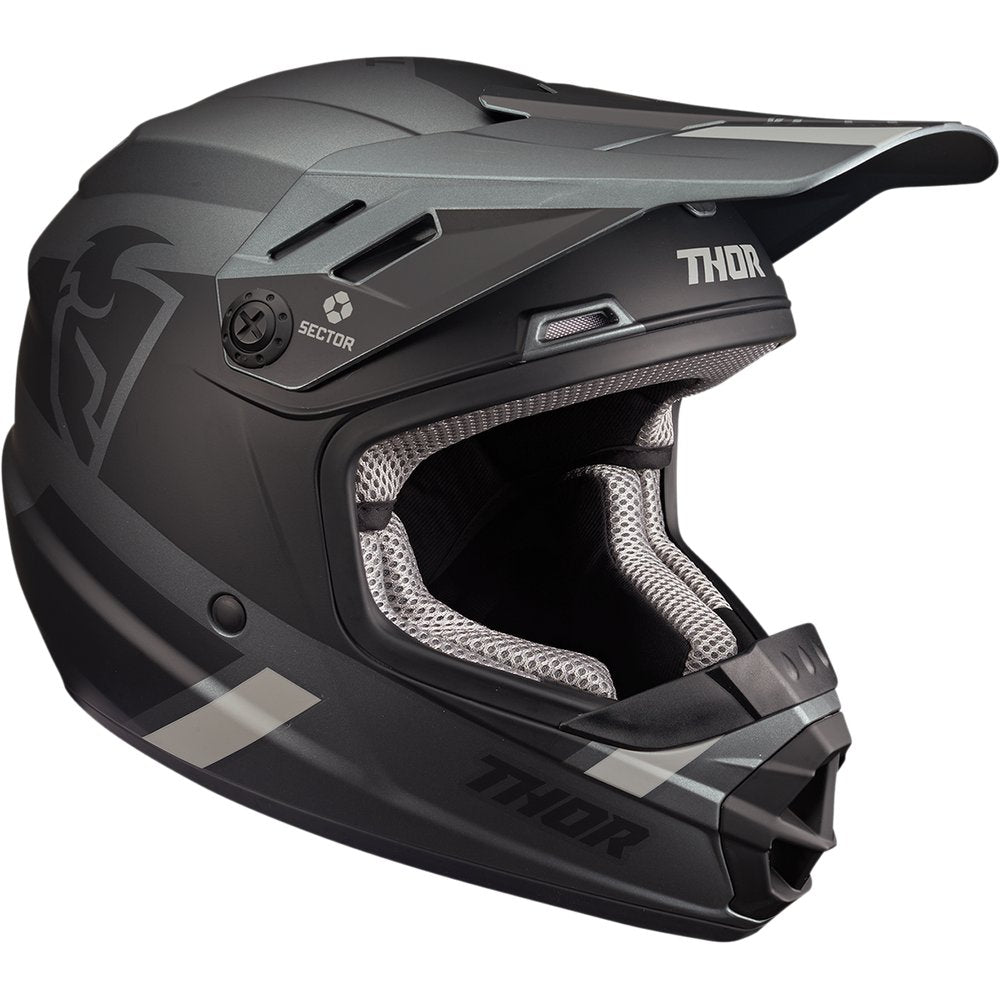 THOR Youth Sector Helmet - Split - MIPS? - Charcoal/Black - Small 0111-1469
