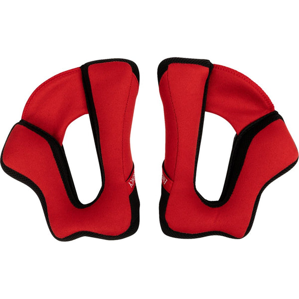 Thor Reflex Sport Cheek Pads - Red/Black - Small 0134-4000