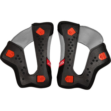 THOR Reflex Sport Cheek Pads - Gray/Black - XS 0134-3992