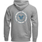 THOR Badge Zip-Up Hoodie - Heather Gray - Medium 3050-7024