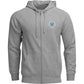THOR Badge Zip-Up Hoodie - Heather Gray - Small 3050-7023