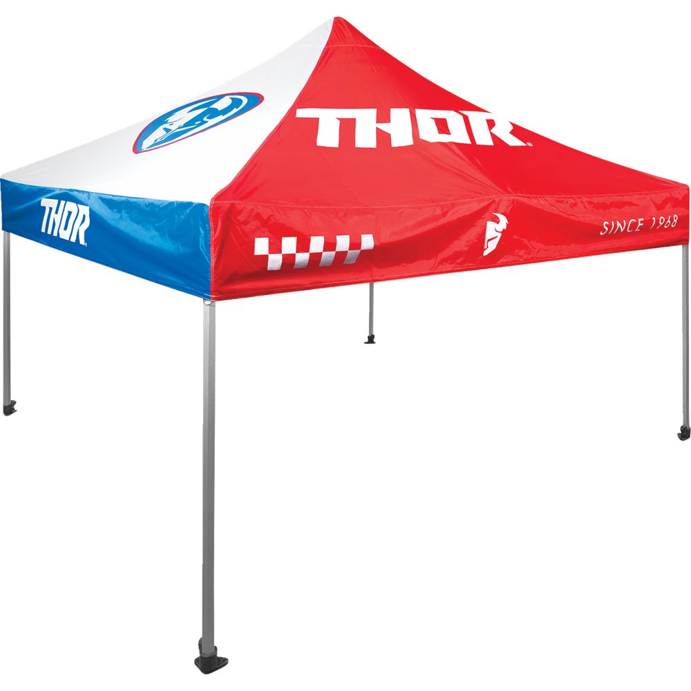 THOR Collapsible Canopy Top - 10' x 10' - Red/White/Blue 4030-0068