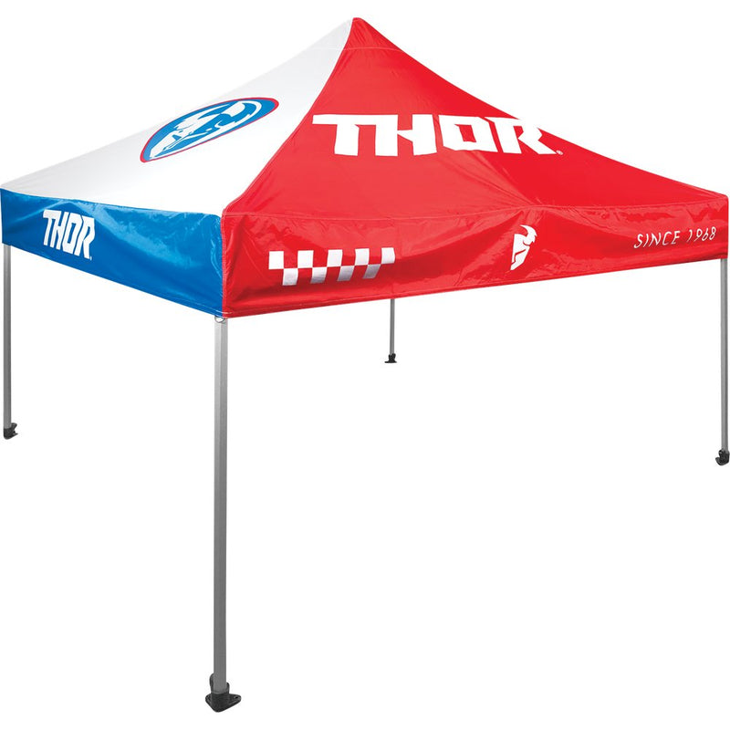 Thor Collapsible Canopy - 10' x 10' - Red/White/Blue 4030-0066