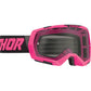 THOR Regiment Goggle - Flo Pink/Black - Smoke Lens 2601-2803