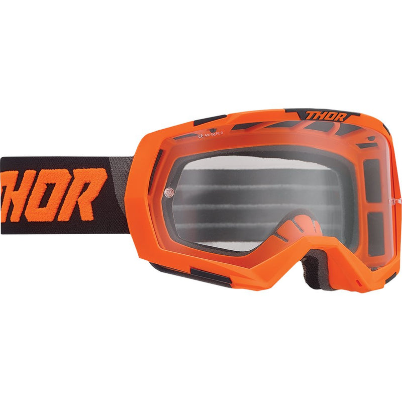 Thor Regiment Goggle - Flo Orange/Black - Clear Lens 2601-2802