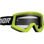 Thor Combat Goggle - Racer - Flo Acid/Black - Clear Lens 2601-2706