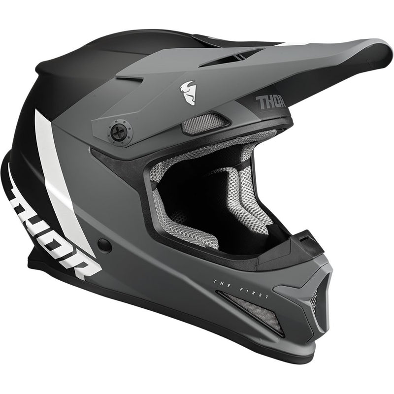 Thor Youth Sector Helmet - Chev - Gray/Black - Small 0111-1481