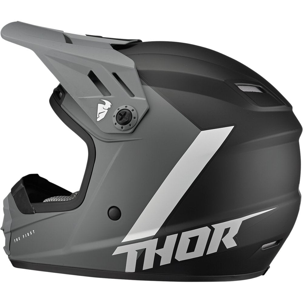 THOR Youth Sector Helmet - Chev - Gray/Black - Small 0111-1481