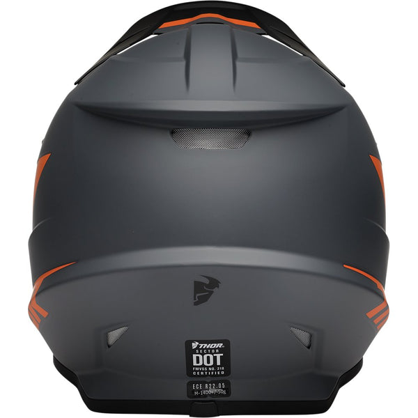 Thor Youth Sector Helmet - Chev - Charcoal/Orange - Small 0111-1478