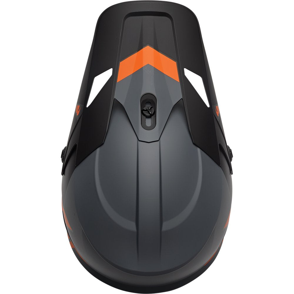 THOR Youth Sector Helmet - Chev - Charcoal/Orange - Small 0111-1478