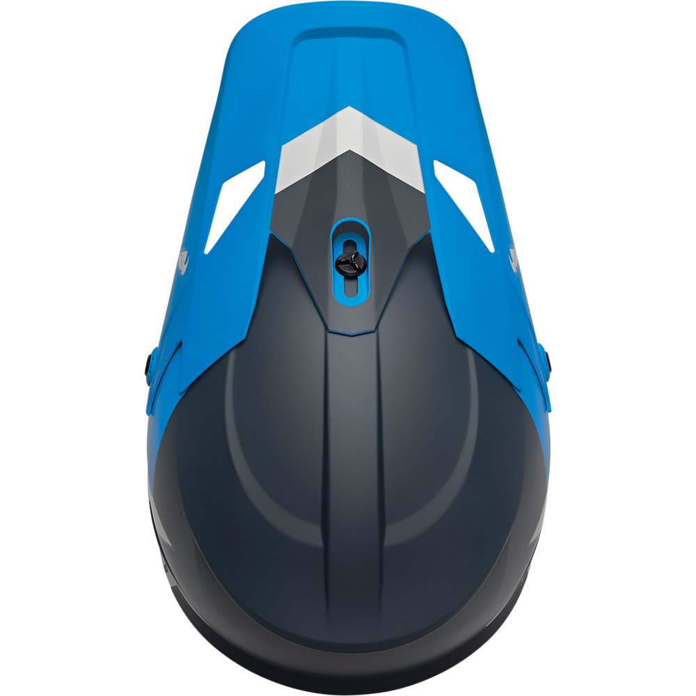 THOR Youth Sector Helmet - Chev - Blue/Light Gray - Medium 0111-1476