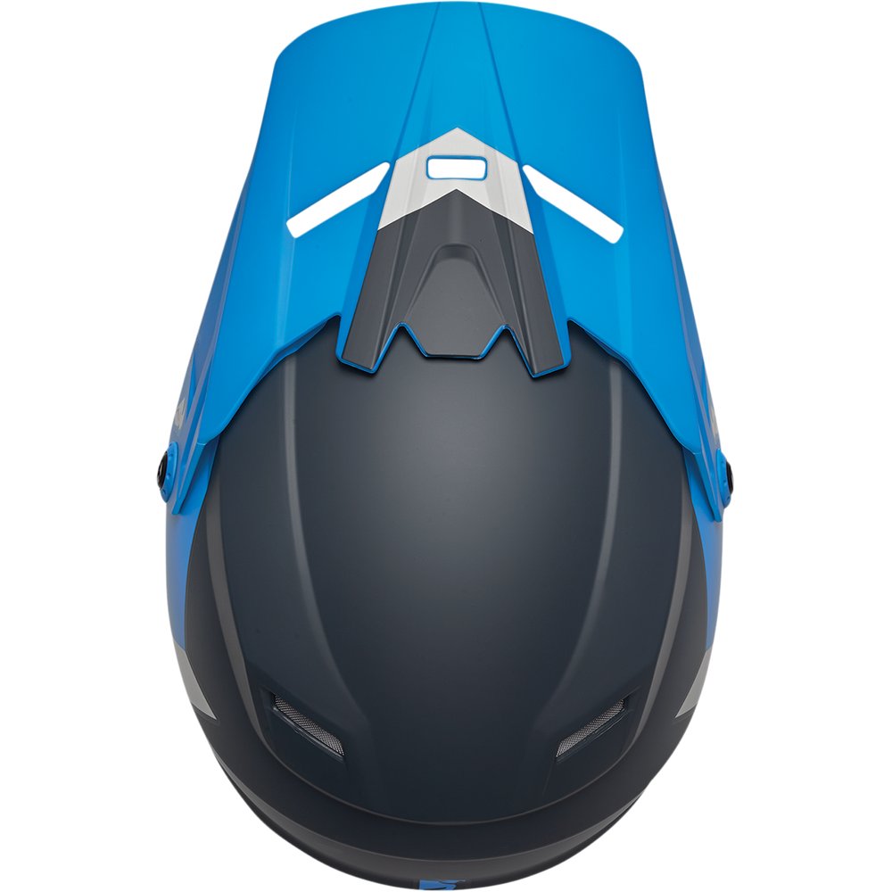 THOR Youth Sector Helmet - Chev - Blue/Light Gray - Medium 0111-1476