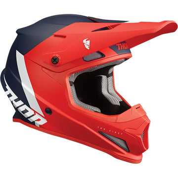 THOR Youth Sector Helmet - Chev - Red/Navy - Small 0111-1472