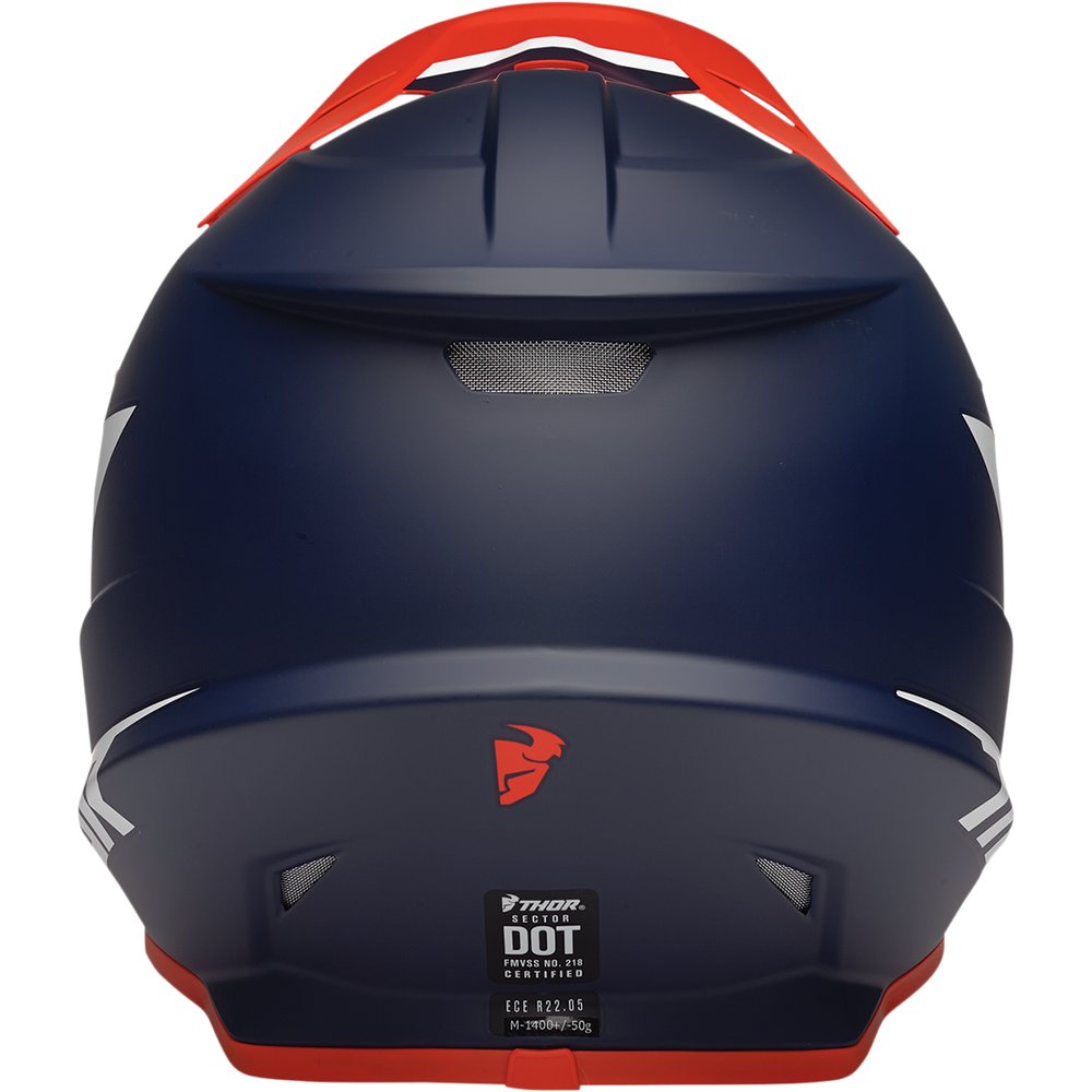 THOR Youth Sector Helmet - Chev - Red/Navy - Small 0111-1472