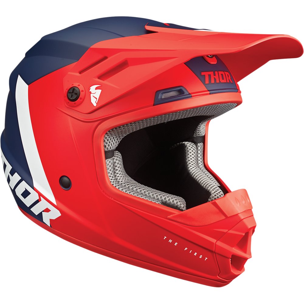 THOR Youth Sector Helmet - Chev - Red/Navy - Small 0111-1472