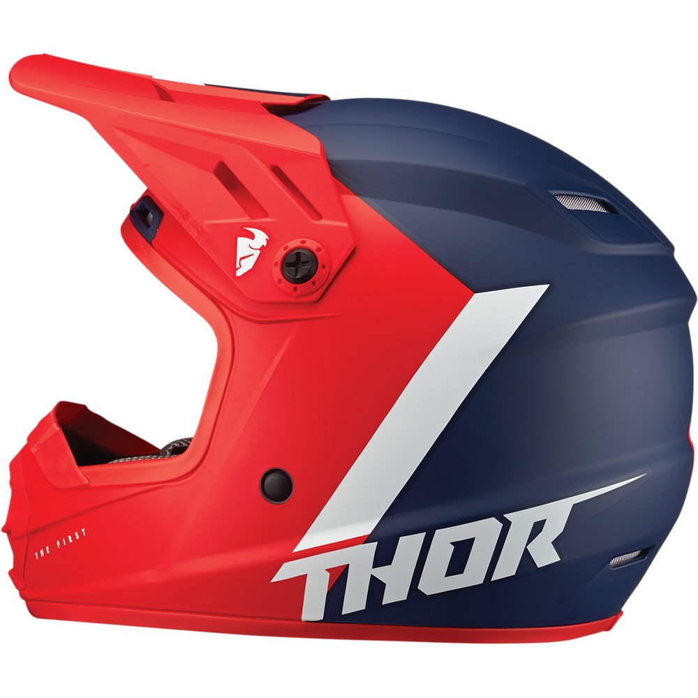 THOR Youth Sector Helmet - Chev - Red/Navy - Small 0111-1472