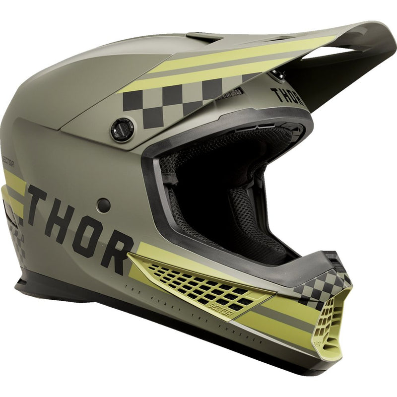 Thor Sector 2 Helmet - Combat - Army/Black - Large 0110-8148