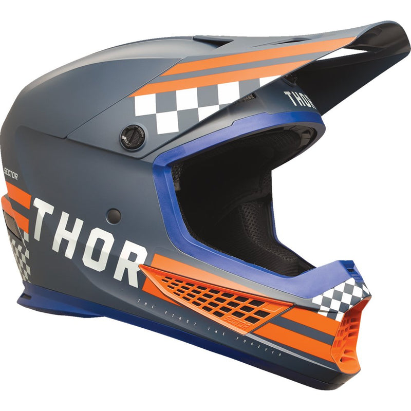 Thor Sector 2 Helmet - Combat - Midnight/Orange - Small 0110-8138