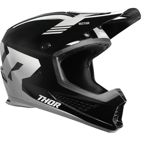 Thor Sector 2 Helmet - Carve - Black/White - 2XL 0110-8118