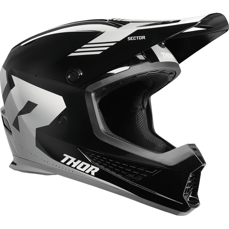 Thor Sector 2 Helmet - Carve - Black/White - Medium 0110-8115