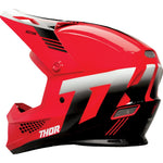Thor Sector 2 Helmet - Carve - Red/White - Medium 0110-8107