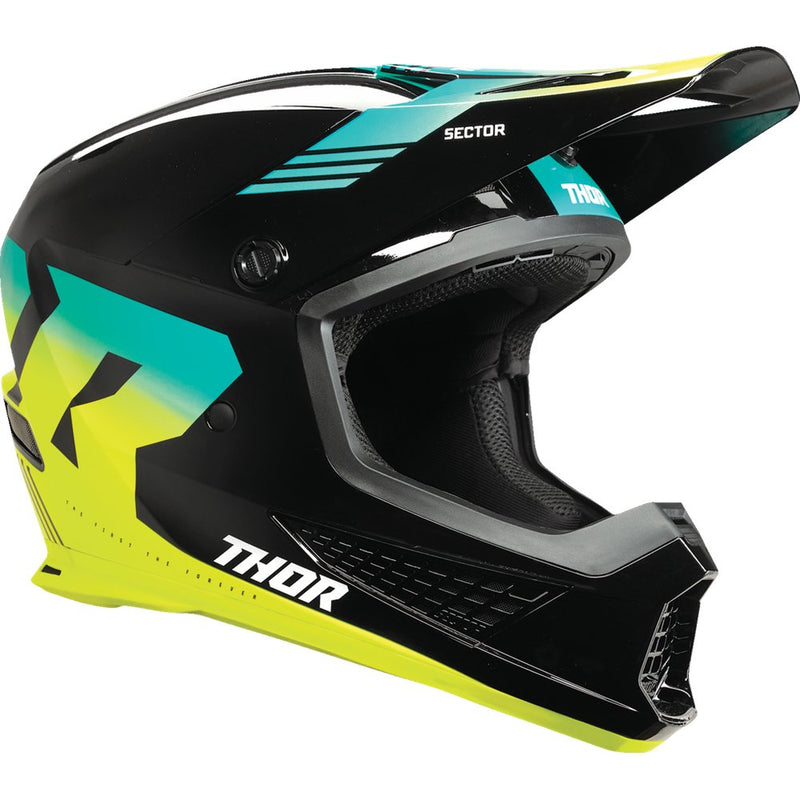 Thor Sector 2 Helmet - Carve - Black/Acid - 2XL 0110-8102