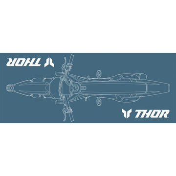 THOR Absorbent Pit Pad - Steel/White - Large HC-80X200-THOR-S25