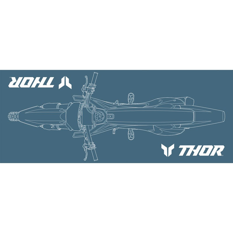 Thor Absorbent Pit Pad - Steel/White - Large HC-80X200-Thor-S25