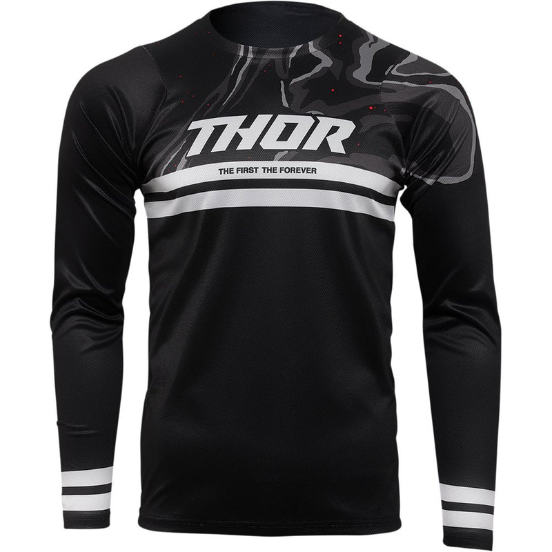 Thor Assist Banger Long-Sleeve Jersey - Black - XS 5120-0186