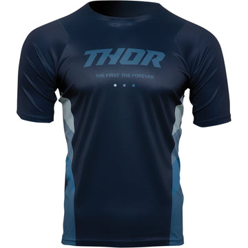 THOR Assist React Short-Sleeve Jersey - Midnight/Teal - XL 5120-0184