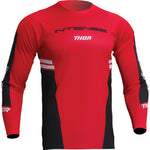 Thor Intense Assist Berm Long-Sleeve Jersey - Red/Black - Large 5020-0231