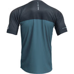 Thor Intense Assist Censis Short-Sleeve Jersey - Teal/Midnight - 2XL 5020-0221