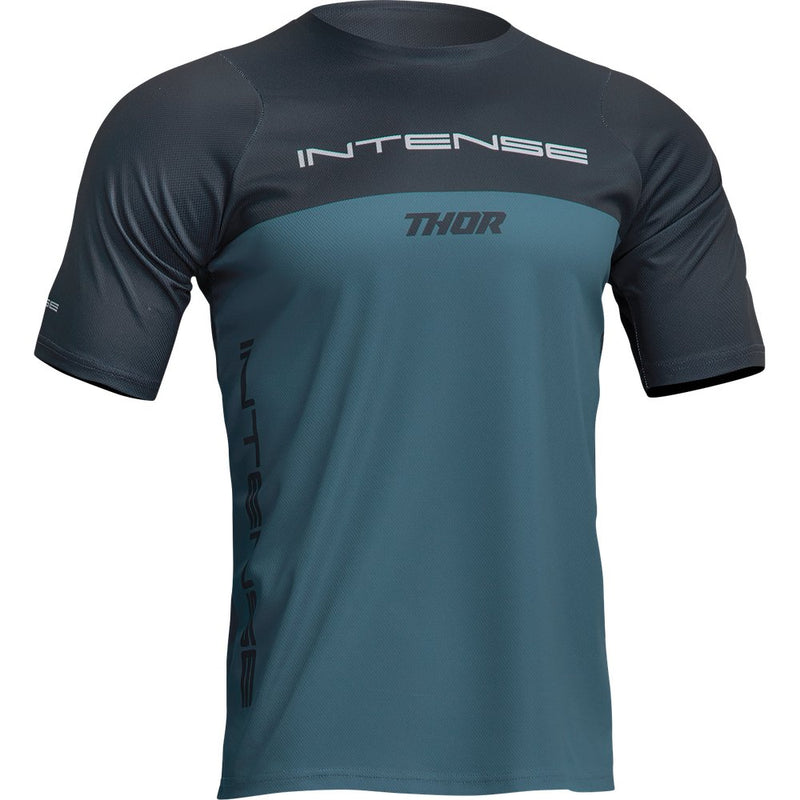 Thor Intense Assist Censis Short-Sleeve Jersey - Teal/Midnight - Medium 5020-0218