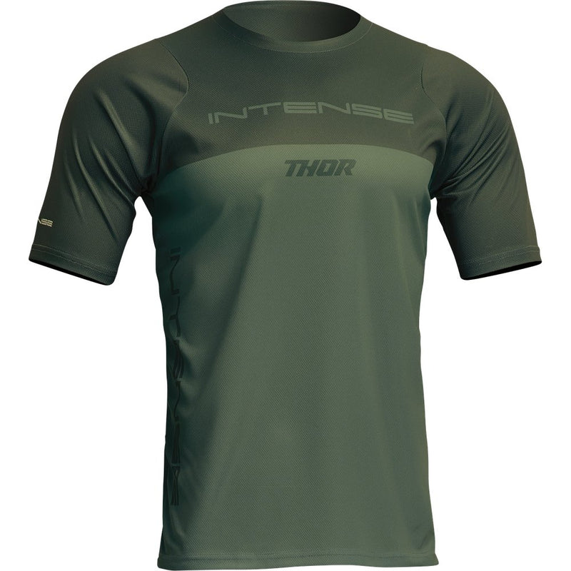 Thor Intense Assist Censis Short-Sleeve Jersey - Forest Green - Large 5020-0213