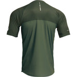 Thor Intense Assist Censis Short-Sleeve Jersey - Forest Green - Large 5020-0213