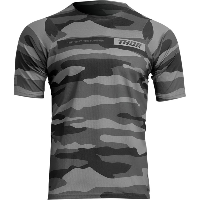 Thor Assist Short-Sleeve Jersey - Camo Dark Gray - XL 5020-0029