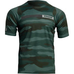 Thor Assist Short-Sleeve Jersey - Camo Green - 2XL 5020-0024