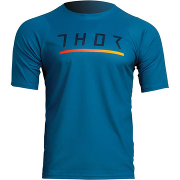 THOR Assist Caliber Short-Sleeve Jersey - Teal - 2XL 5020-0018