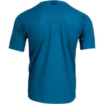 Thor Assist Caliber Short-Sleeve Jersey - Teal - Small 5020-0014
