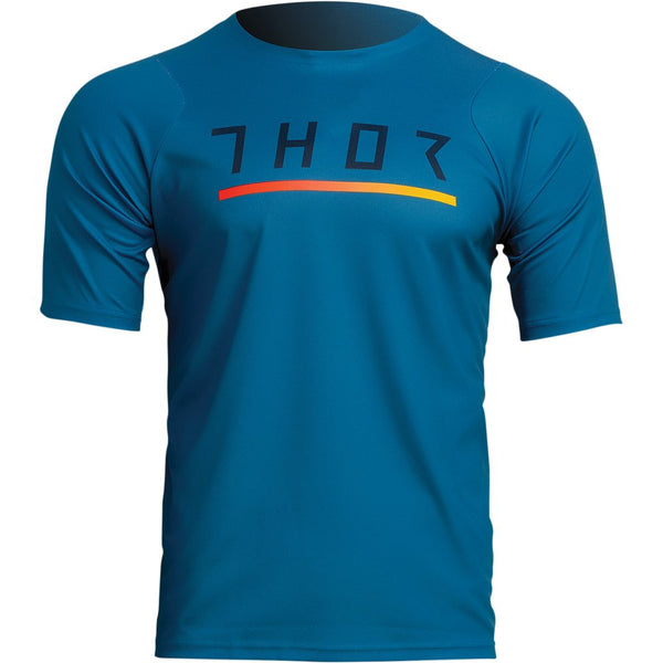 Thor Assist Caliber Short-Sleeve Jersey - Teal - XS 5020-0013
