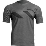 Thor Assist Hazard Short-Sleeve Jersey - Charcoal/Heather - XS 5020-0007