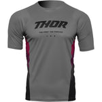 Thor Assist React Short-Sleeve Jersey - Gray/Purple - Medium 5120-0176