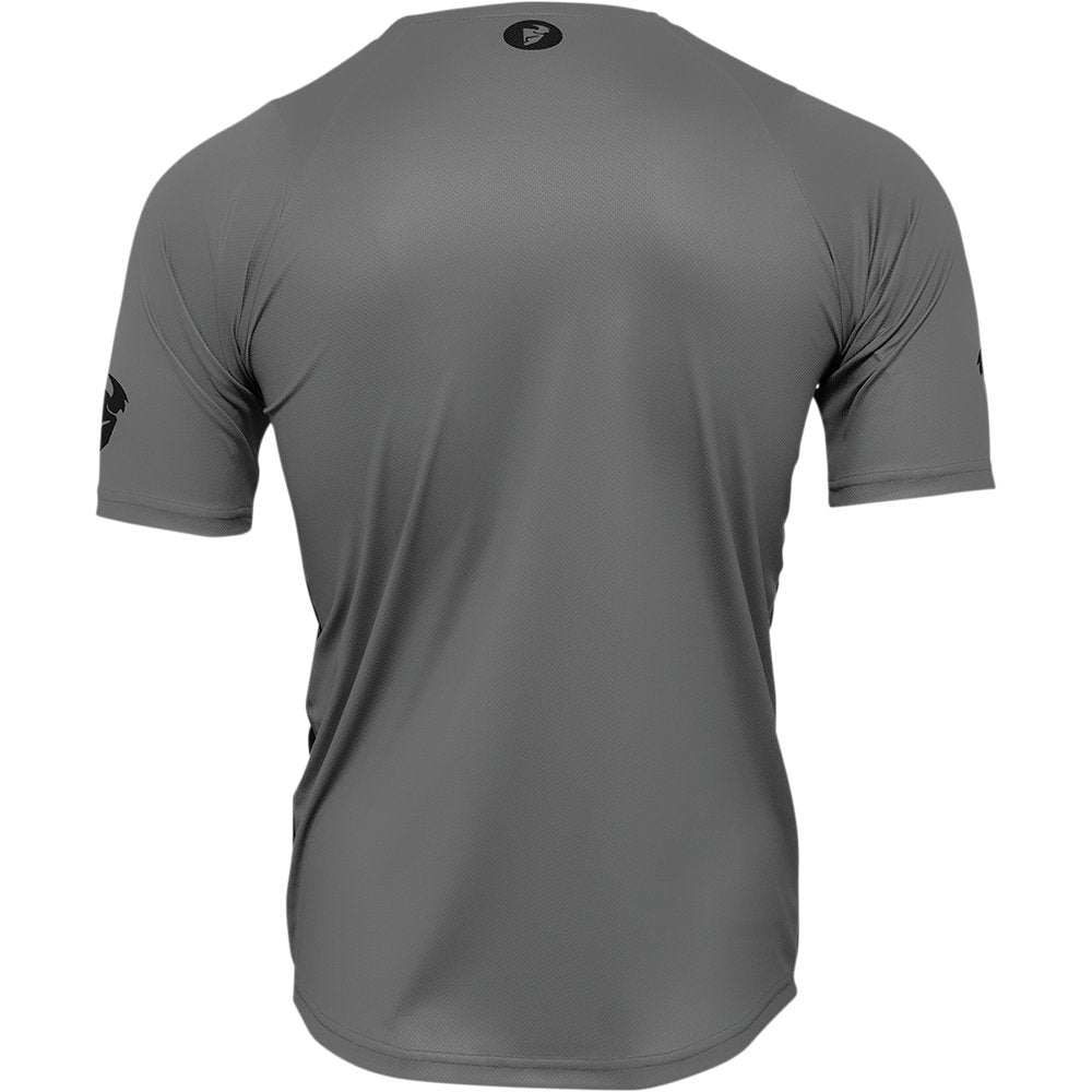 THOR Assist React Short-Sleeve Jersey - Gray/Purple - XS 5120-0174
