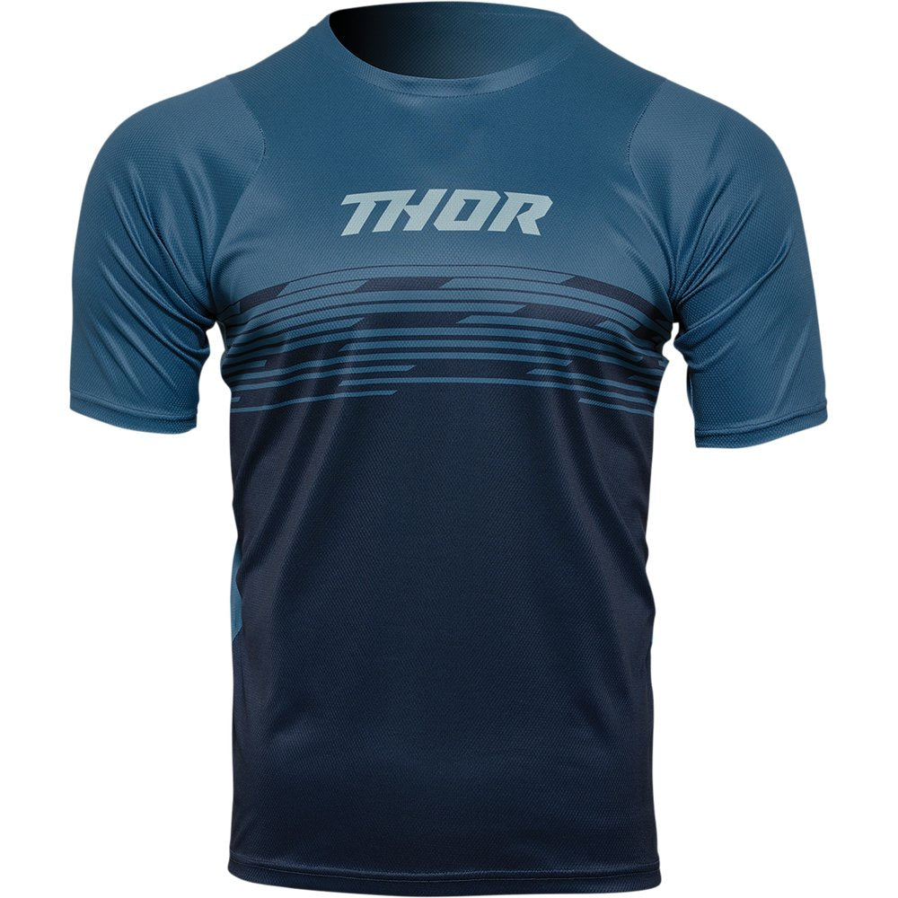 THOR Assist Shiver Short-Sleeve Jersey - Teal/Midnight - XL 5120-0166